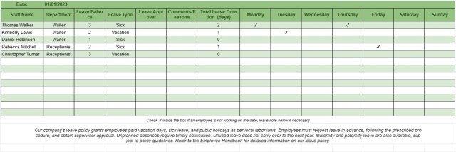 Personalurlaubs-Tracker