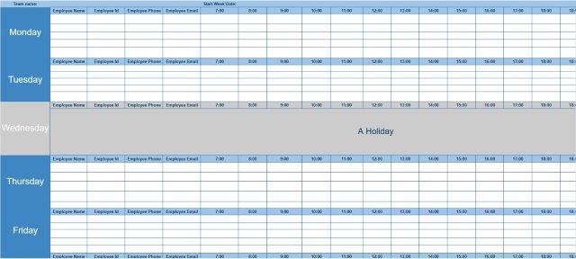 Mitarbeiterkalender
